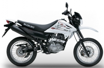 Suzuki DR 125 uitlaat