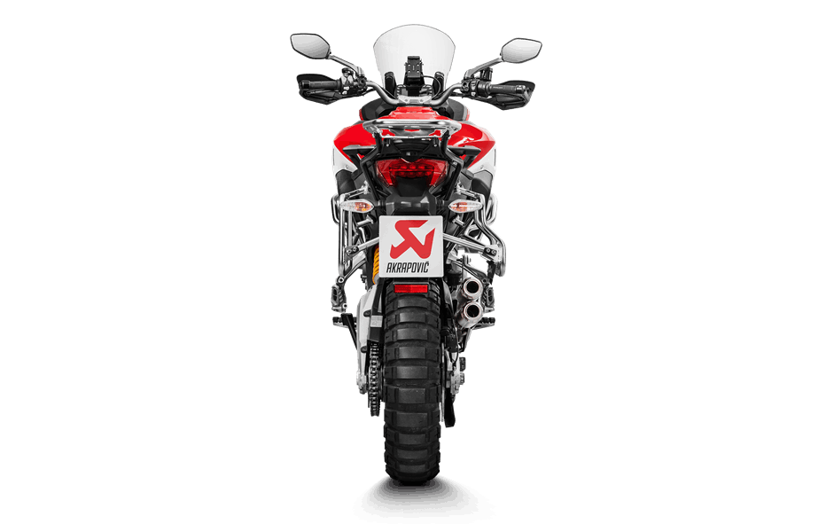 Akrapovic Slip-On Line Titanium Einddemper met E-keur Ducati Multistrada 1200 Enduro 2017 > 2018