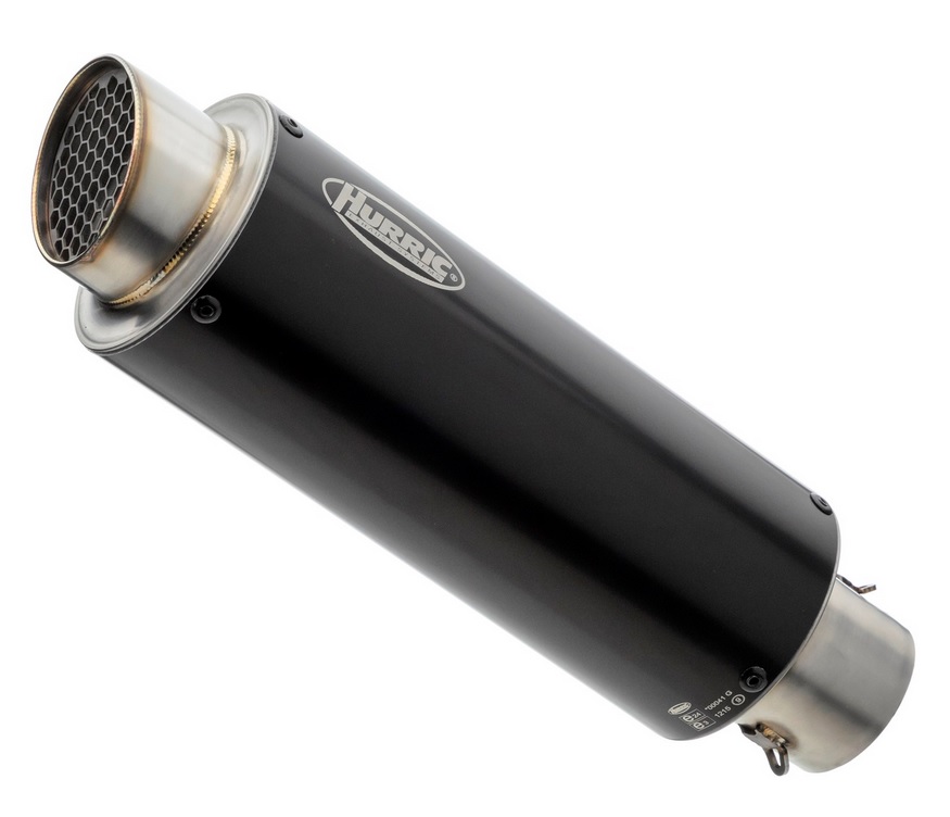 Hurric TEC One Aluminium Black Einddemper met E-keur HONDA CB500F 2013 2015