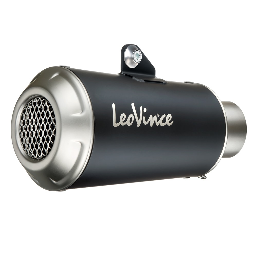 Leovince LV-10 Black RVS Slip-on Einddemper zonder E-keur Ducati SCRAMBLER 800 2015 2020