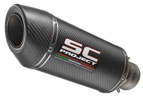 SC Project Oval Carbon Slip-on Einddemper met E-keur BMW R 1200 GS / Adventure 2010 > 2012