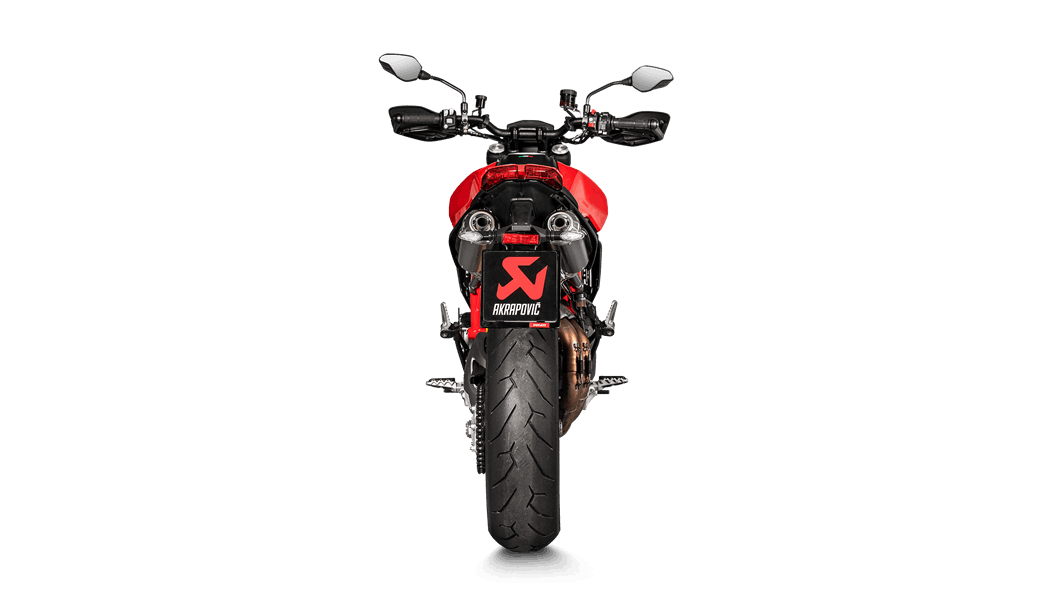 Akrapovic Slip-on Line Titanium dubbele Einddemper (R+L) Set met E-keur Ducati Hypermotard 950 / SP 2019 > 2023