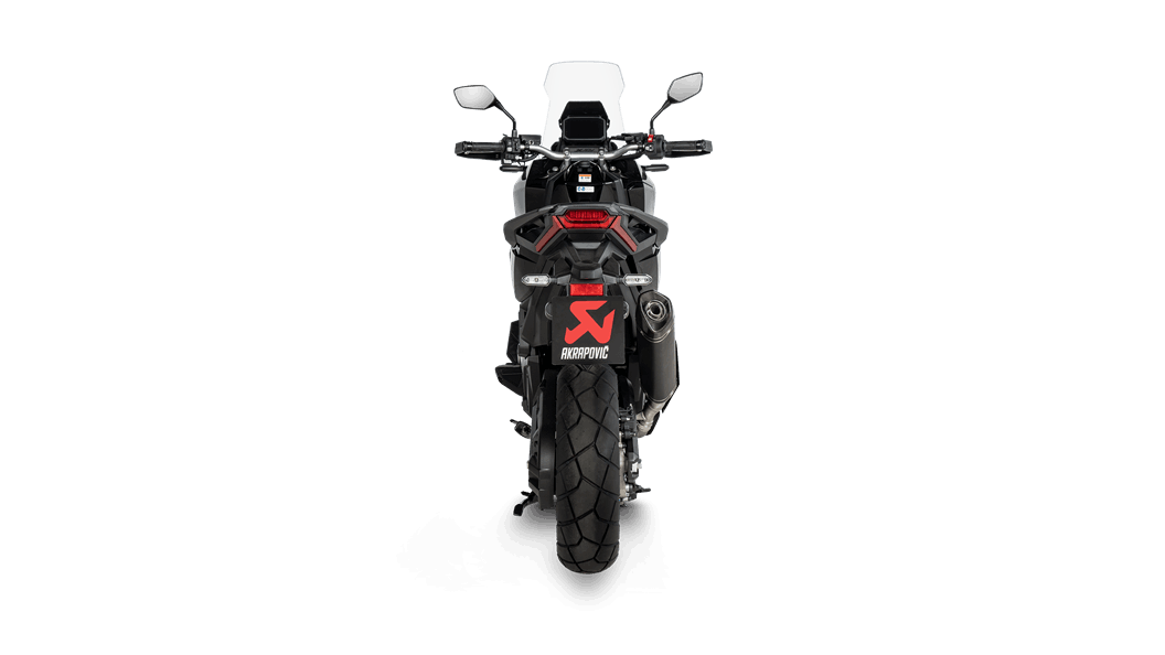 Akrapovic Slip-On Line Titanium Black Einddemper met E-keur incl. RVS Racing Voorbochten Honda X-ADV 2017 > 2023