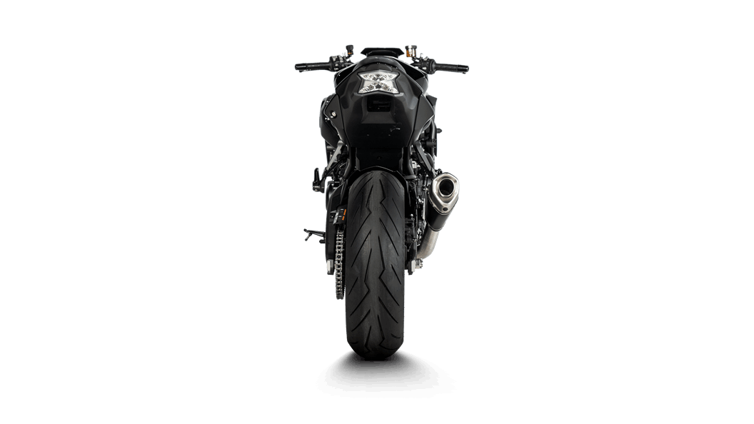 Akrapovic Slip-on Line Titanium Black Einddemper zonder E-keur Kawasaki Z H2 2020 > 2023