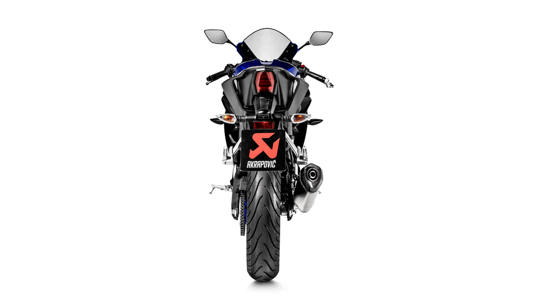 Akrapovic Racing Line Titanium Volledig Uitlaatsysteem met E-keur Yamaha YZF-R15 2019 > 2020