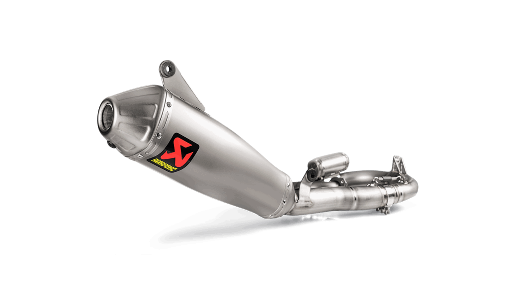 Akrapovic Evolution Line Titanium Volledig Uitlaatsysteem zonder E-keur Yamaha WR 250 F 2019 > 2023