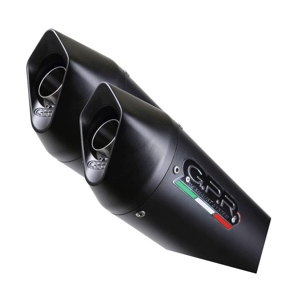 GPR Furore Slip-on Dubbele Einddemper (R+L) Set met E-keur Ducati Monster 1000 2003 > 2005
