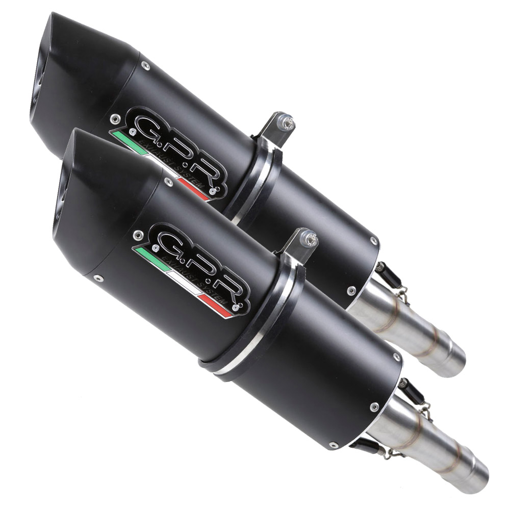 GPR Furore Nero Dubbele Slip-on Einddemper (L+R) Set met E-keur Ducati Monster 696 2008 > 2014