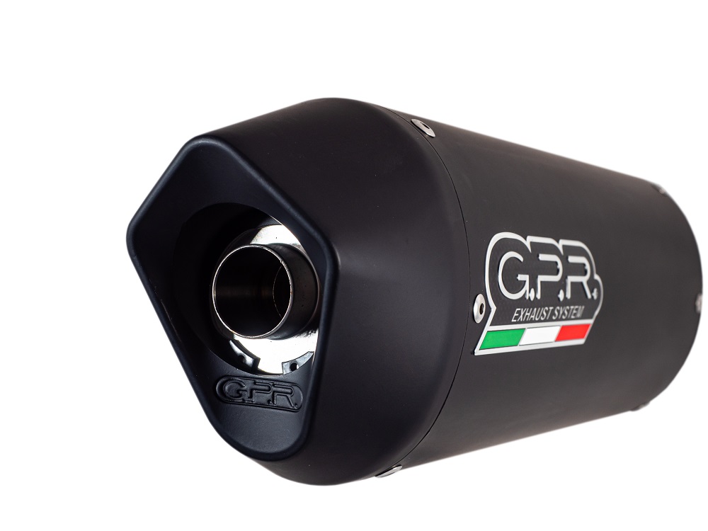 GPR Furore Nero Mid-Line Einddemper met E-keur incl. Katalysator Aprilia Mana 850 / GT 2007 > 2016