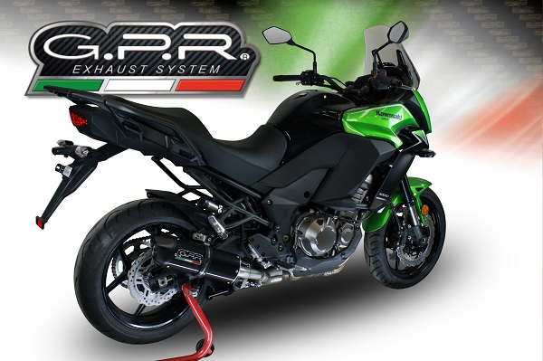 GPR Furore Nero Slip-on Einddemper met E-keur Kawasaki Versys 1000 2011 > 2014