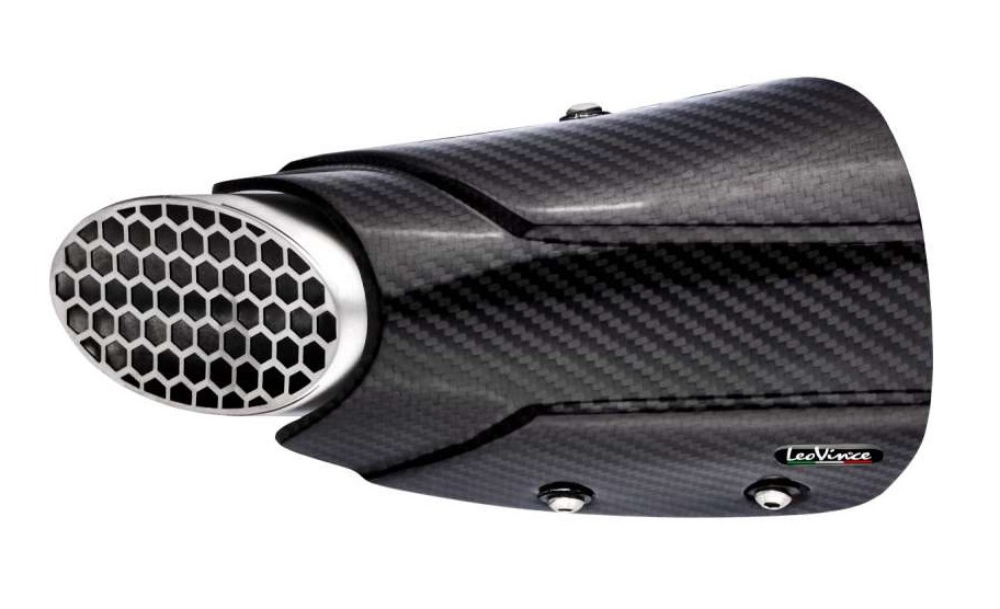 **SALE** Leovince RVS Slip-on Exhaust Tip incl. Carbon Heatshield Yamaha Tracer 900 / GT 2015 > 2020
