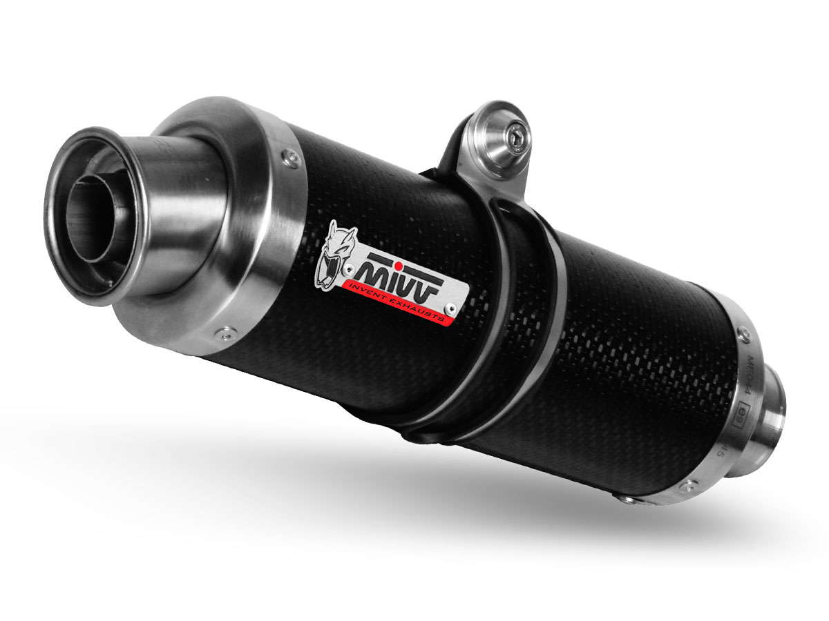 Mivv GP Carbon Compleet Uitlaatsysteem met E-keur KTM RC 125 2014 > 2016