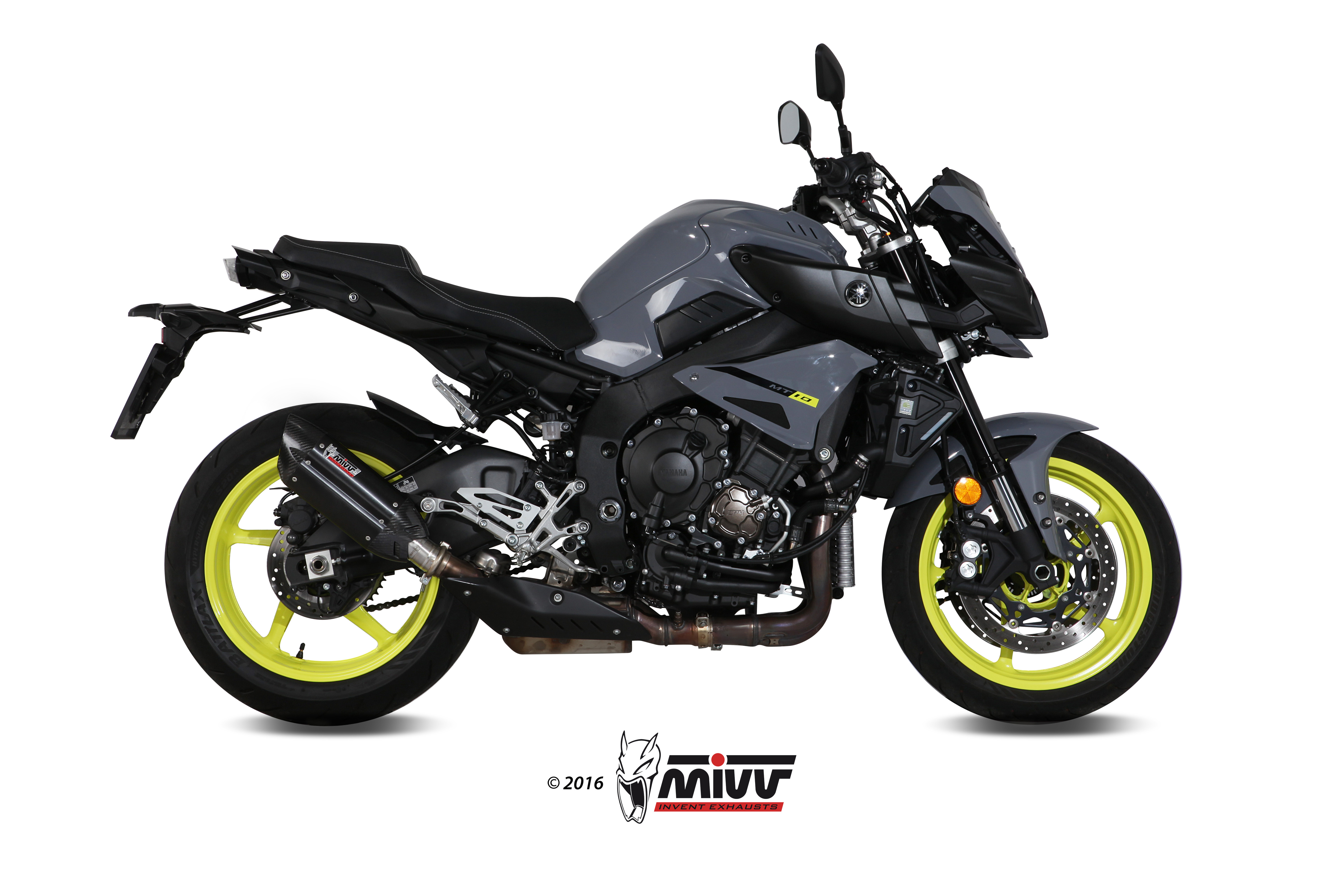 Mivv Suono RVS Black Slip-on Einddemper met E-keur Yamaha MT-10 2016 > 2022
