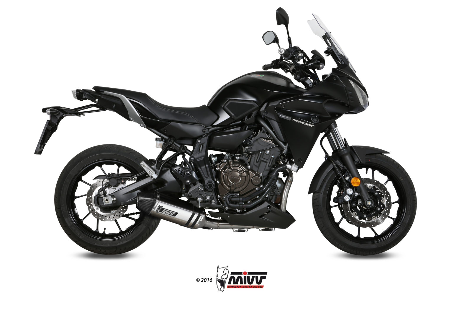 Mivv Speed Edge RVS Compleet Uitlaatsysteem met E-keur Yamaha Tracer 7 / GT 2021 > 2024