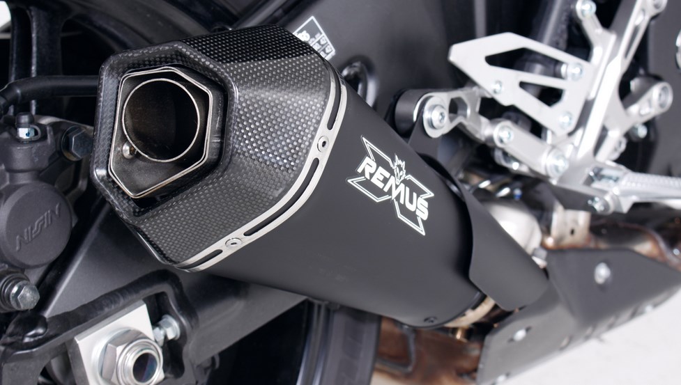 Remus Hypercone RVS Black Slip-on Einddemper met Euro4 Keuring Yamaha MT10 2016 2020