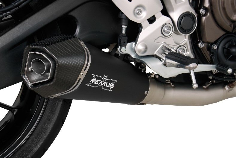 Remus Hypercone RVS Black Compleet Uitlaatsysteem met E-keur Yamaha MT07 2014 2020