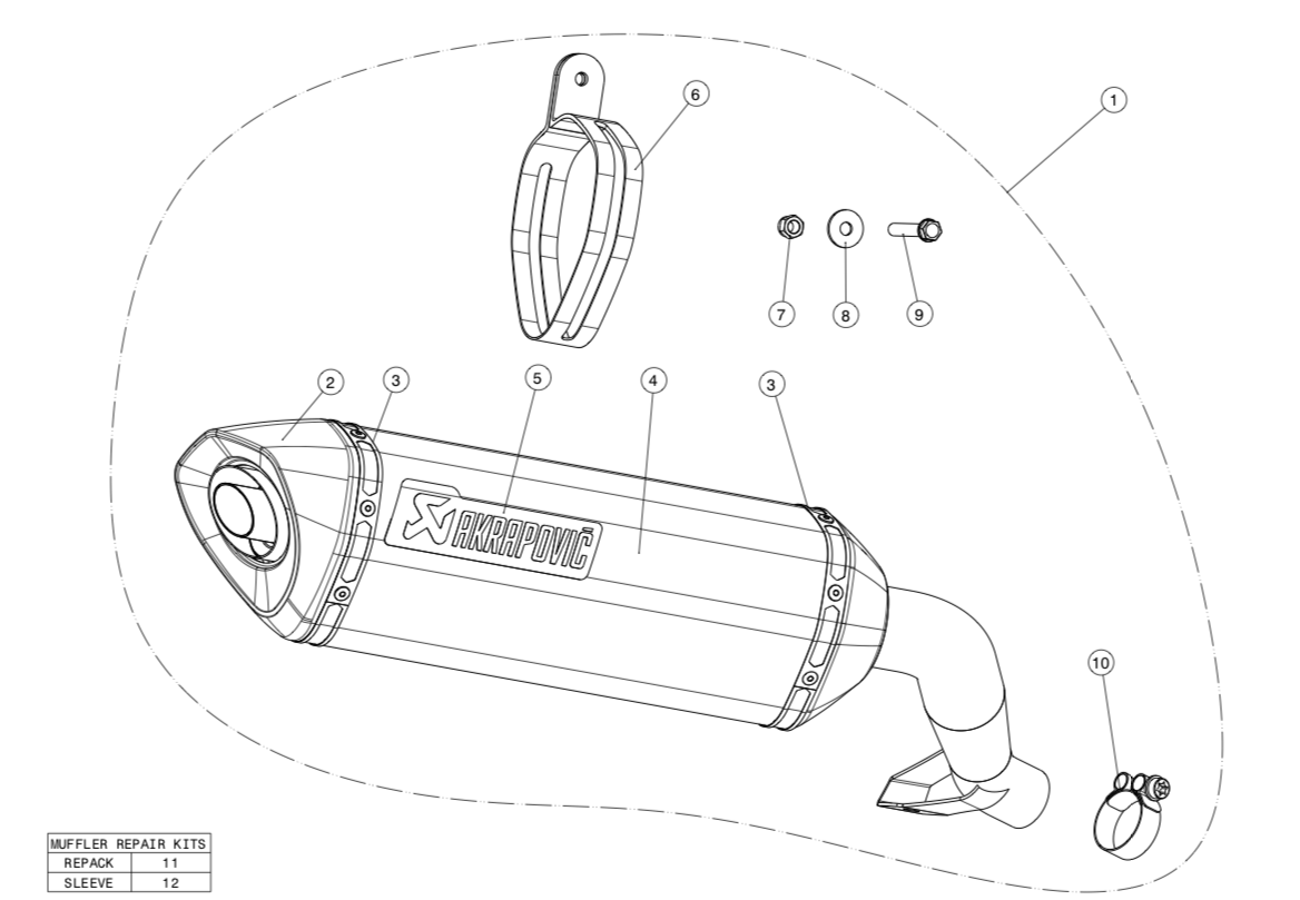 Akrapovic Slip-on Line Carbon Einddemper met E-keur Honda NC 700 S / X 2012 - 2020