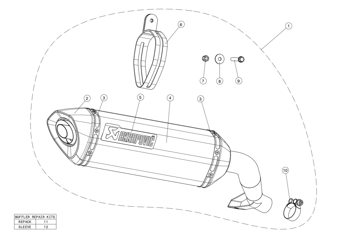 Akrapovic Slip-on Line Carbon Einddemper met E-keur Honda NC 750 S / X 2012 - 2020