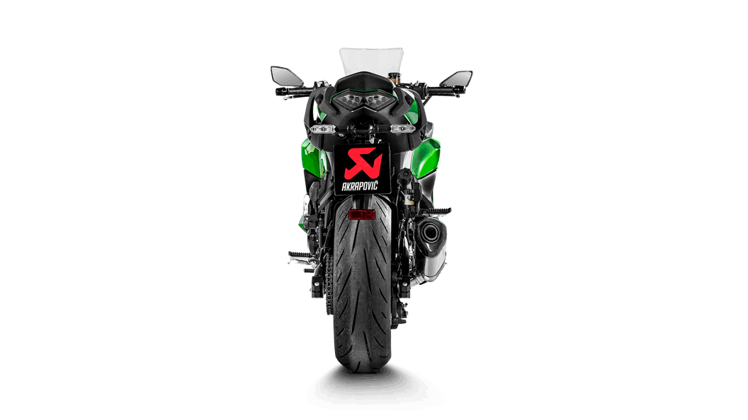 Akrapovic Slip-on Line Carbon Einddemper met E-keur Kawasaki Ninja 1000 SX 2020 > 2024