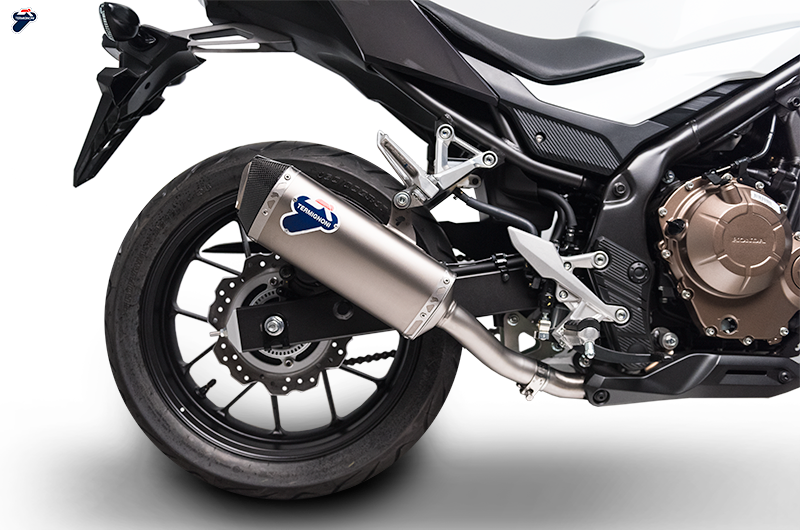Termignoni Force Slip-On Titanium Einddemper met E-keur Honda CBR 500 R 2017 - 2022