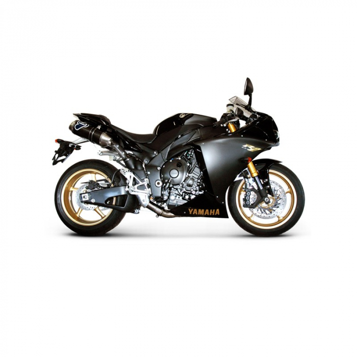 Termignoni Slip-On Carbon met E-keur Yamaha YZF-R1 09-11