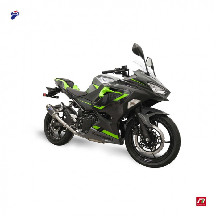 Termignoni Slip-On Carbon Zonder E-keur Kawasaki Z 400 Ninja 400 2018-2019