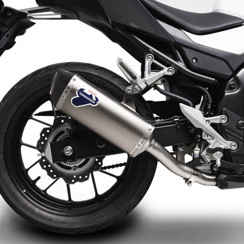 Termignoni Slip-On Titanium Met E-keur  Honda CB 2017-2022 / CBR 500 16-17 CB 500 F-R-X