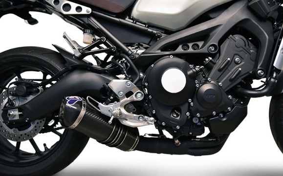 Termignoni Relevance Total Black Edition Compleet Uitlaatsysteem met E-keur Yamaha MT-09 2014 > 2020