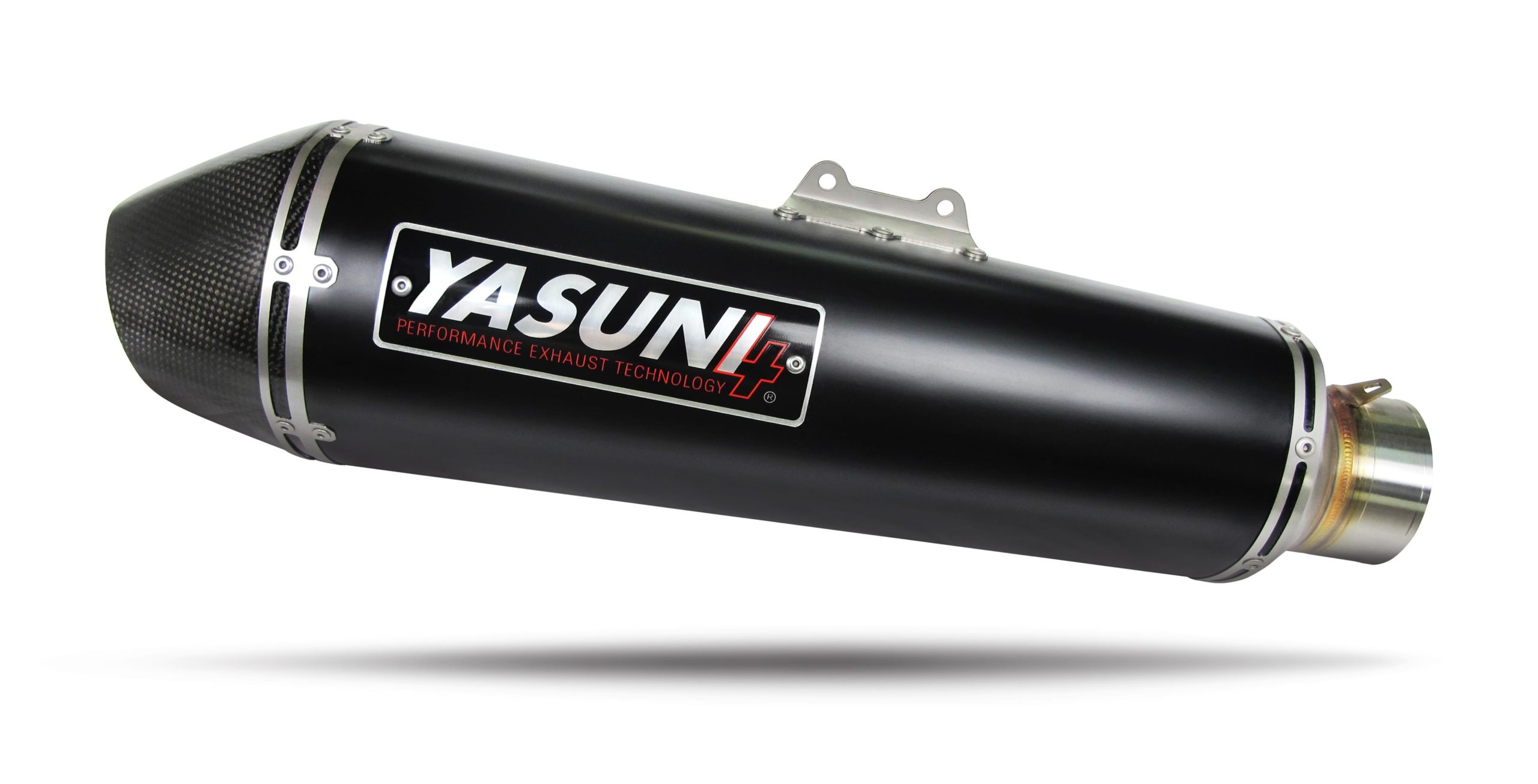 **SALE** Yasuni Evo Black Slip-on Einddemper met E-keur Vespa GTS 125 / Super 2007 > 2016