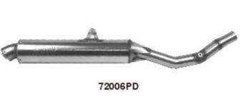 Arrow Paris Dakar Replica RVS Slip-on Einddemper zonder E-keur Honda XR 600 R 1991 - 1998