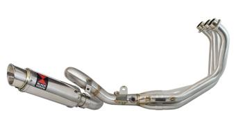 Black Widow Exhaust 230mm GP RVS Low level Volledig uitlaatsysteem zonder E-keur Yamaha XSR 900 / GP 2024 - 2026