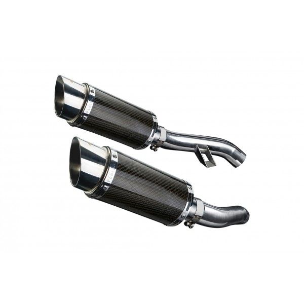 Delkevic slip-on kit Round Carbon 200mm - FJR1300 (2006-2020)