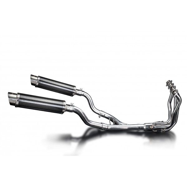 Delkevic volledig systeem Round Carbon 350mm - Z1000SX Z1000 (2010-2020)