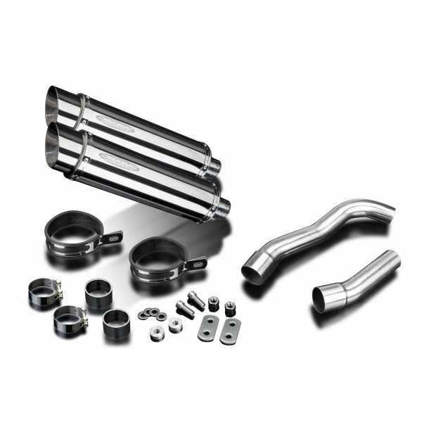 Delkevic slip-on kit Round RVS 350mm - Z1000 (2007-2009)