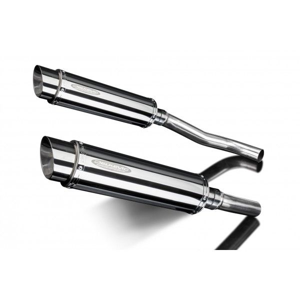 Delkevic slip-on kit Round RVS 350mm - Z1000 (2007-2009)