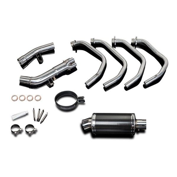 Delkevic volledig systeem Oval Carbon 225mm - GSF650 BANDIT (2007-2014)