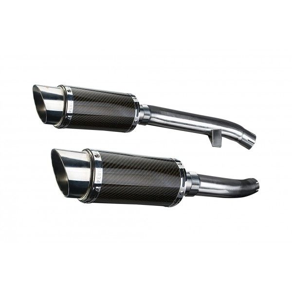 Delkevic slip-on kit Round Carbon 200mm - FJR1300 (2000-2005)