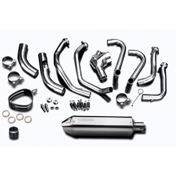 Delkevic volledig systeem Tri-Oval RVS 320mm - VFR800F 14-19 VFR800X 15-15