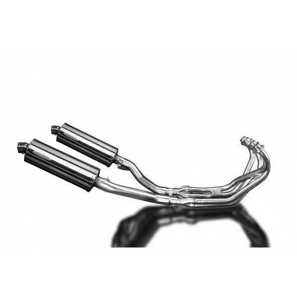 Delkevic volledig systeem Oval RVS 350mm - XJ600 DIVERSION (1992-2004)