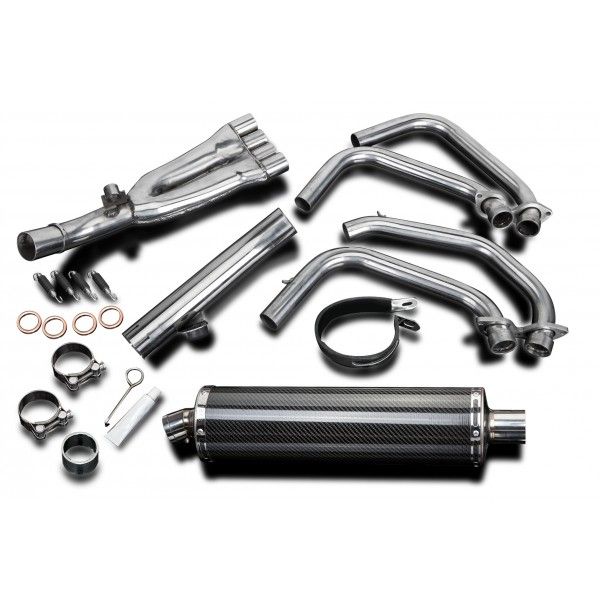 Delkevic volledig systeem Oval Carbon 450mm - CBR600F (1991-1998)