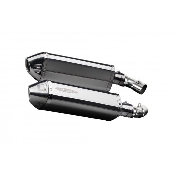 Delkevic slip-on kit Tri-Oval RVS 320mm - Monster 796 (2011-2014)