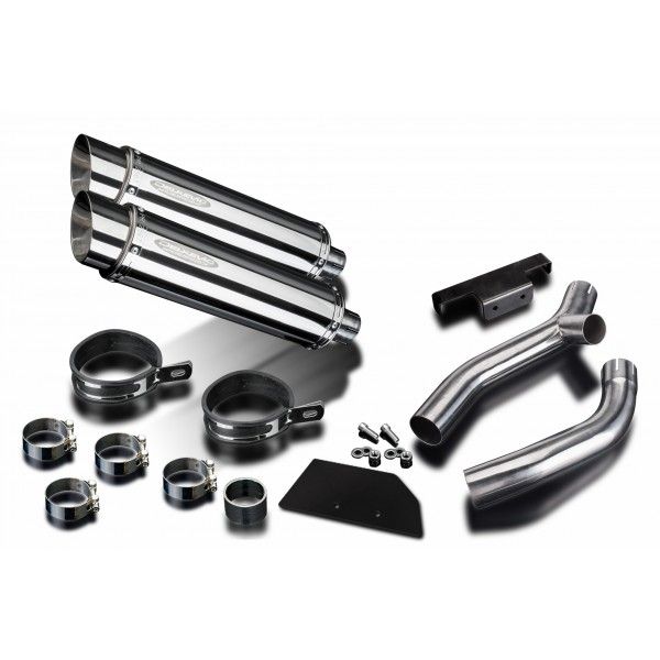 Delkevic slip-on kit Round RVS 350mm - XT660Z TENERE (2008-2016)