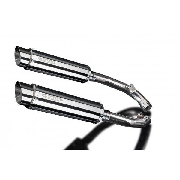 Delkevic slip-on kit Round RVS 350mm - VTR1000SP1 (2000-2001)