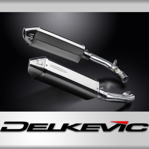 Delkevic slip-on kit Tri-Oval RVS 320mm - VTR1000F Firestorm (1997-2003)