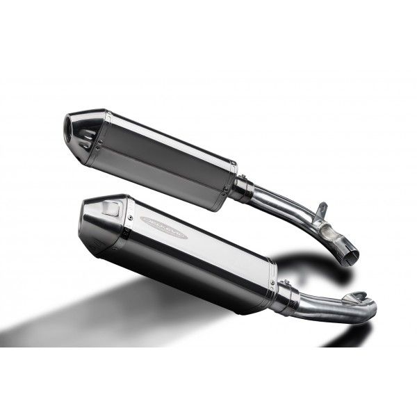 Delkevic slip-on kit Tri-Oval RVS 320mm - VTR1000F Firestorm (1997-2003)