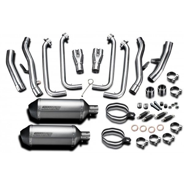 Delkevic volledig systeem X-Oval Titanium 260mm - FJR1300/ABS (2006-2020)