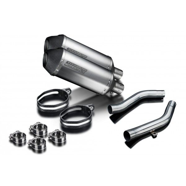 Delkevic slip-on kit X-Oval Titanium 260mm - Z1000 (2003-2006)