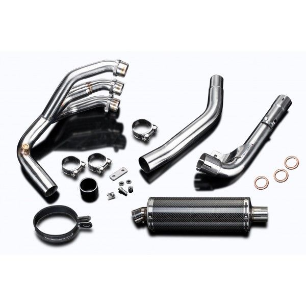 Delkevic volledig systeem Oval Carbon 350mm - Tiger 800 2010-2019