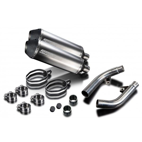 Delkevic slip-on kit X-Oval Titanium 343mm - CBF1000 (2006-2011)