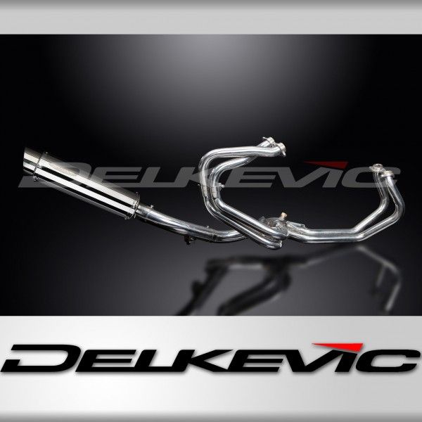 Delkevic volledig systeem Round RVS 350mm - VFR800 (1998-2001)